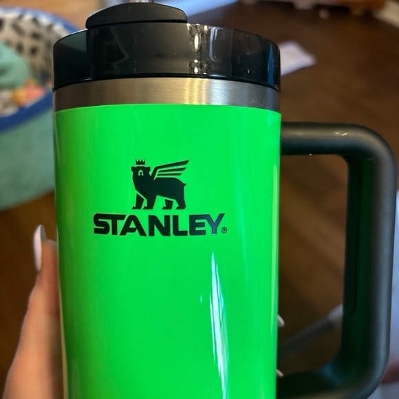 Stanley 30oz Neon Green Tumbler - Picture 2 of 5